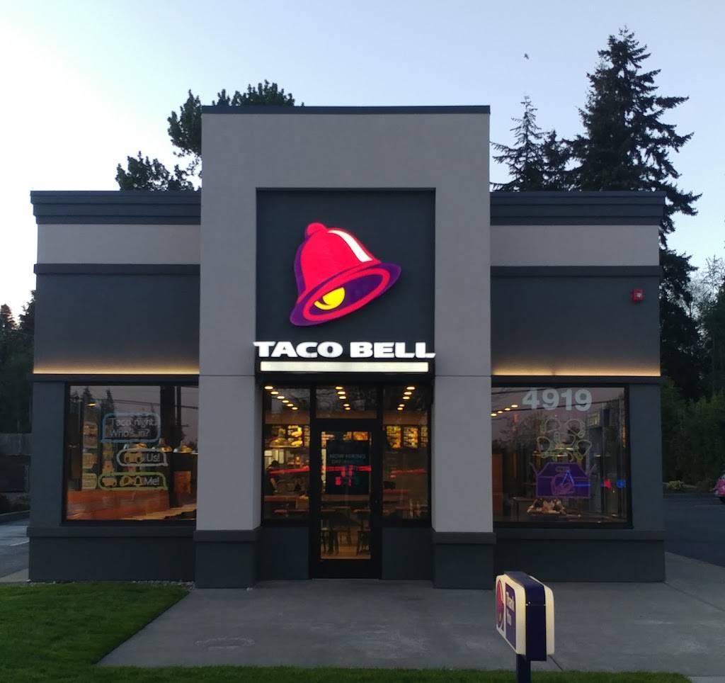 Taco Bell | meal takeaway | 4919 196th St SW, Lynnwood, WA 98036, USA | 4257120311 OR +1 425-712-0311