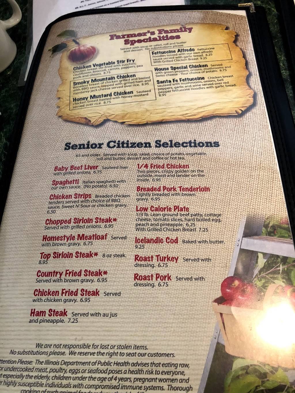 Farmers Family Restaurant | restaurant | 317 E Main St, Forreston, IL 61030, USA | 8159383653 OR +1 815-938-3653