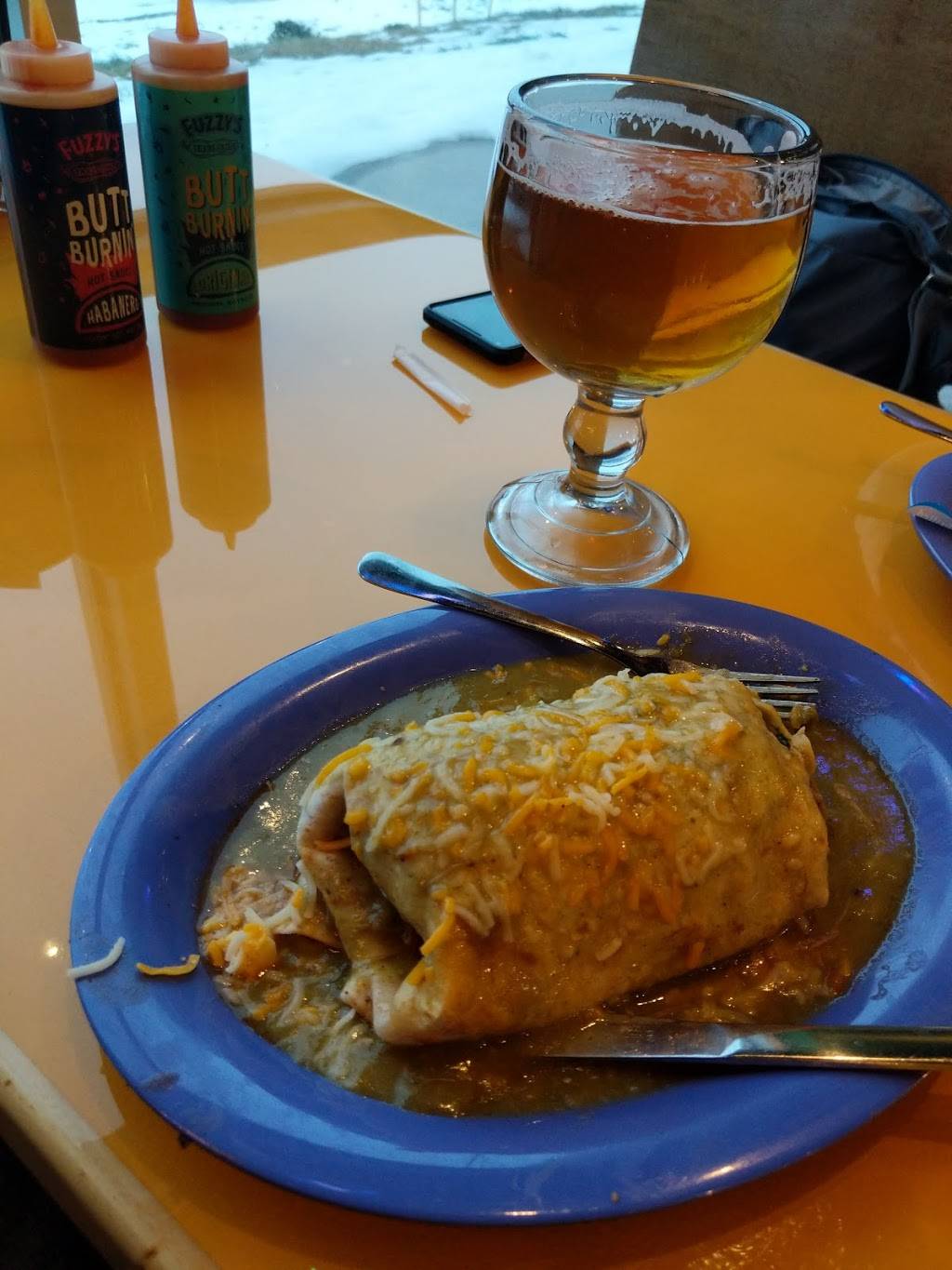 Fuzzys Taco Shop | restaurant | 12231 Pine Bluffs Way Suite 101, Parker, CO 80134, USA | 7206386030 OR +1 720-638-6030