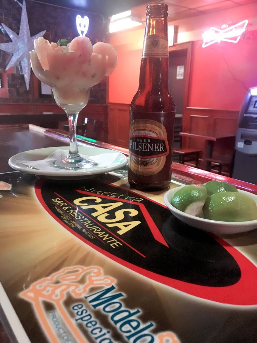 Nuestra Casa Bar & Restaurant | restaurant | 195 Ferry St, Newark, NJ 07105, USA | 9733447016 OR +1 973-344-7016