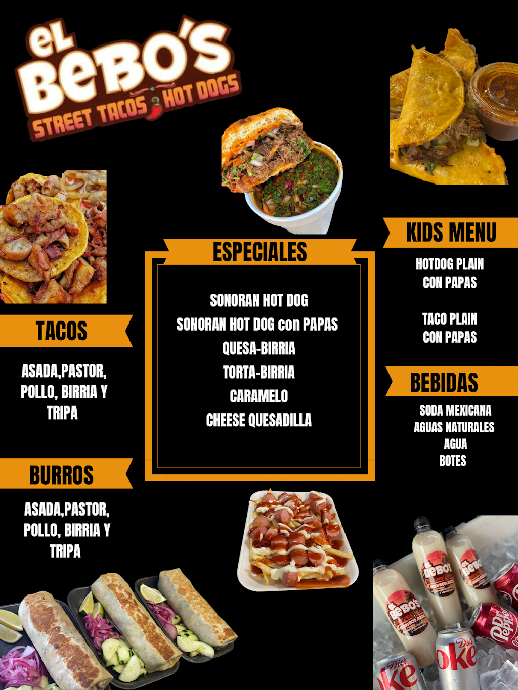 El Bebos Street Tacos and Hot Dogs | restaurant | 11807 W Grier Rd, Marana, AZ 85653, USA | 5205405644 OR +1 520-540-5644