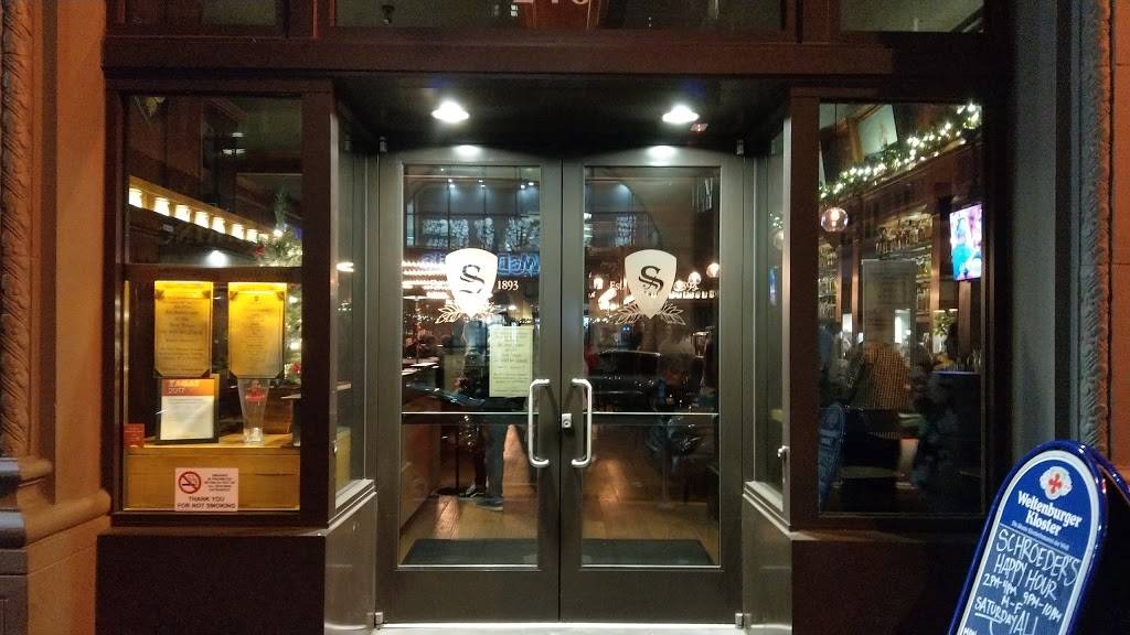 Schroeders | restaurant | 240 Front St, San Francisco, CA 94111, USA | 4154214778 OR +1 415-421-4778