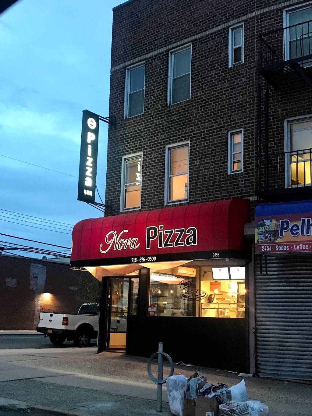 Nora Pizza | restaurant | 5916, 5916, 2456 Eastchester Rd, Bronx, NY 10469, USA | 7186760500 OR +1 718-676-0500