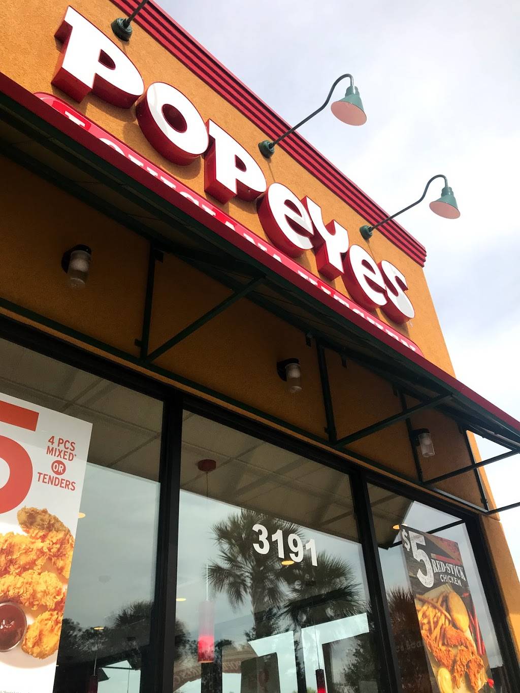 Popeyes Louisiana Kitchen | restaurant | Unnamed Road, New Smyrna Beach, FL 32168, USA | 3864101660 OR +1 386-410-1660