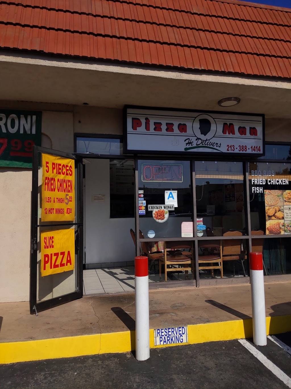 Pizza Man | restaurant | 509 S Alvarado St, Los Angeles, CA 90057, USA | 2133881414 OR +1 213-388-1414