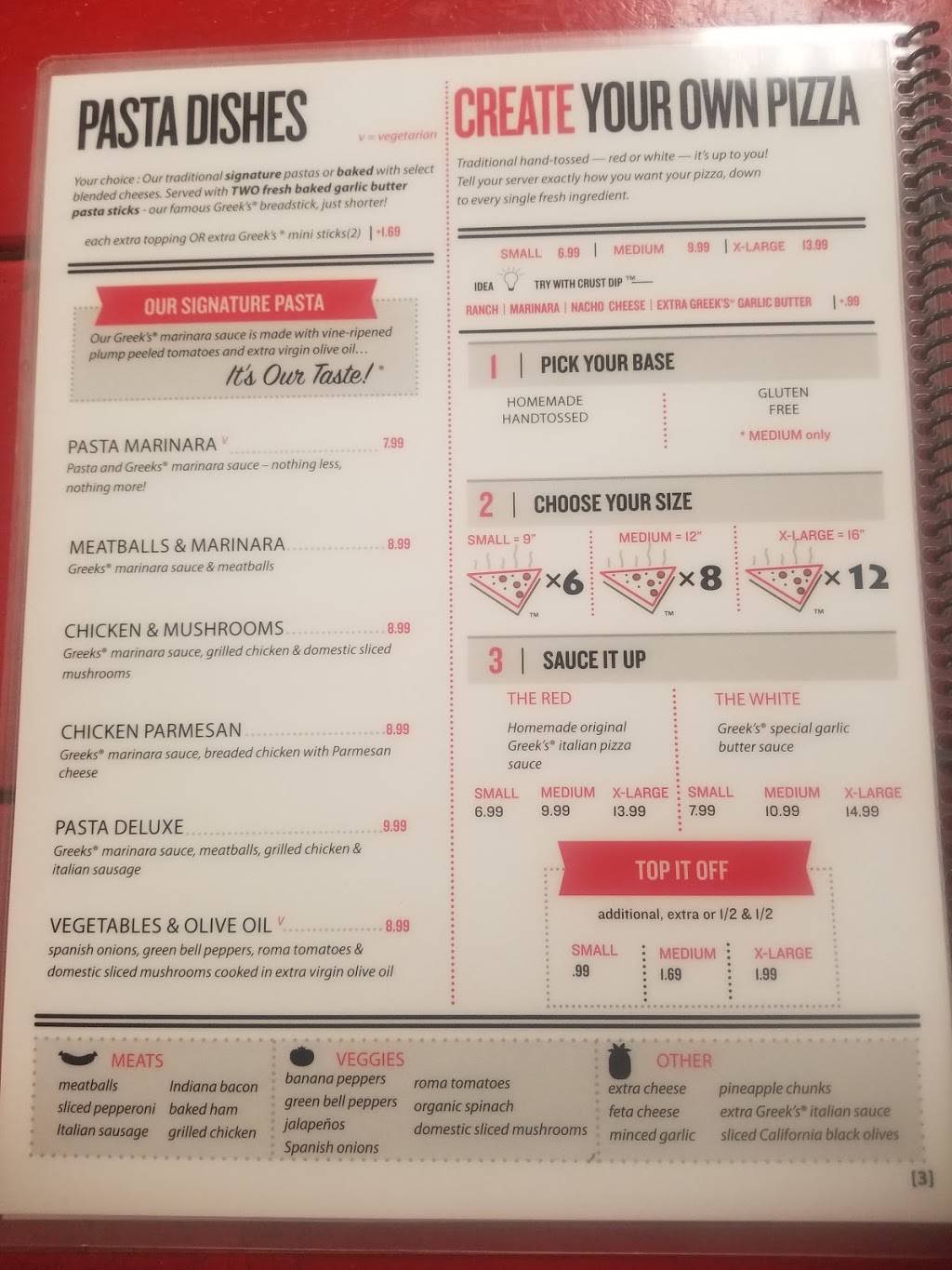 Greeks Pizzeria 96th and College | restaurant | 9613 N College Ave, Indianapolis, IN 46280, USA | 3177982121 OR +1 317-798-2121