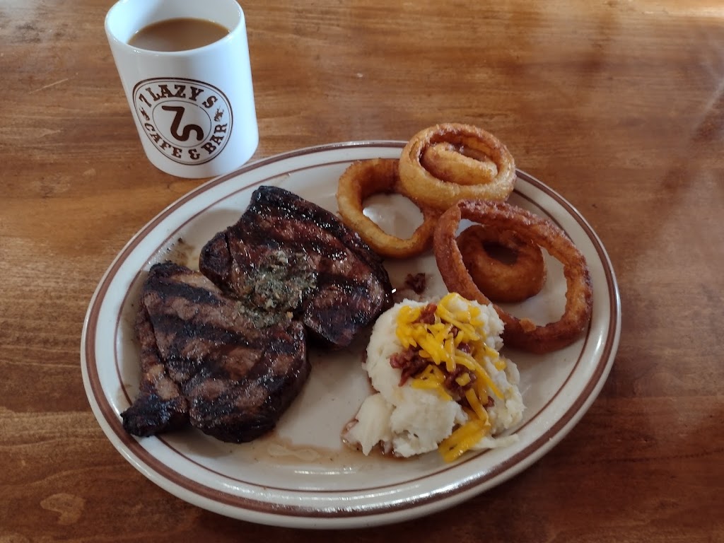 7 Lazy S Cafe and Bar | restaurant | 109 S 6th St, Thermopolis, WY 82443, USA | 3078642500 OR +1 307-864-2500