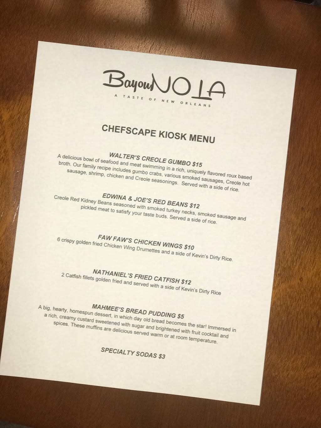 Bayou Nola | restaurant | 1602 Village Market Blvd SE #120, Leesburg, VA 20175, USA | 7039884885 OR +1 703-988-4885