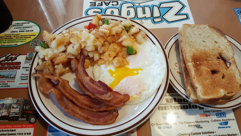 Zingos Cafe | cafe | 3201 Buck Owens Blvd, Bakersfield, CA 93308, USA | 6613210627 OR +1 661-321-0627