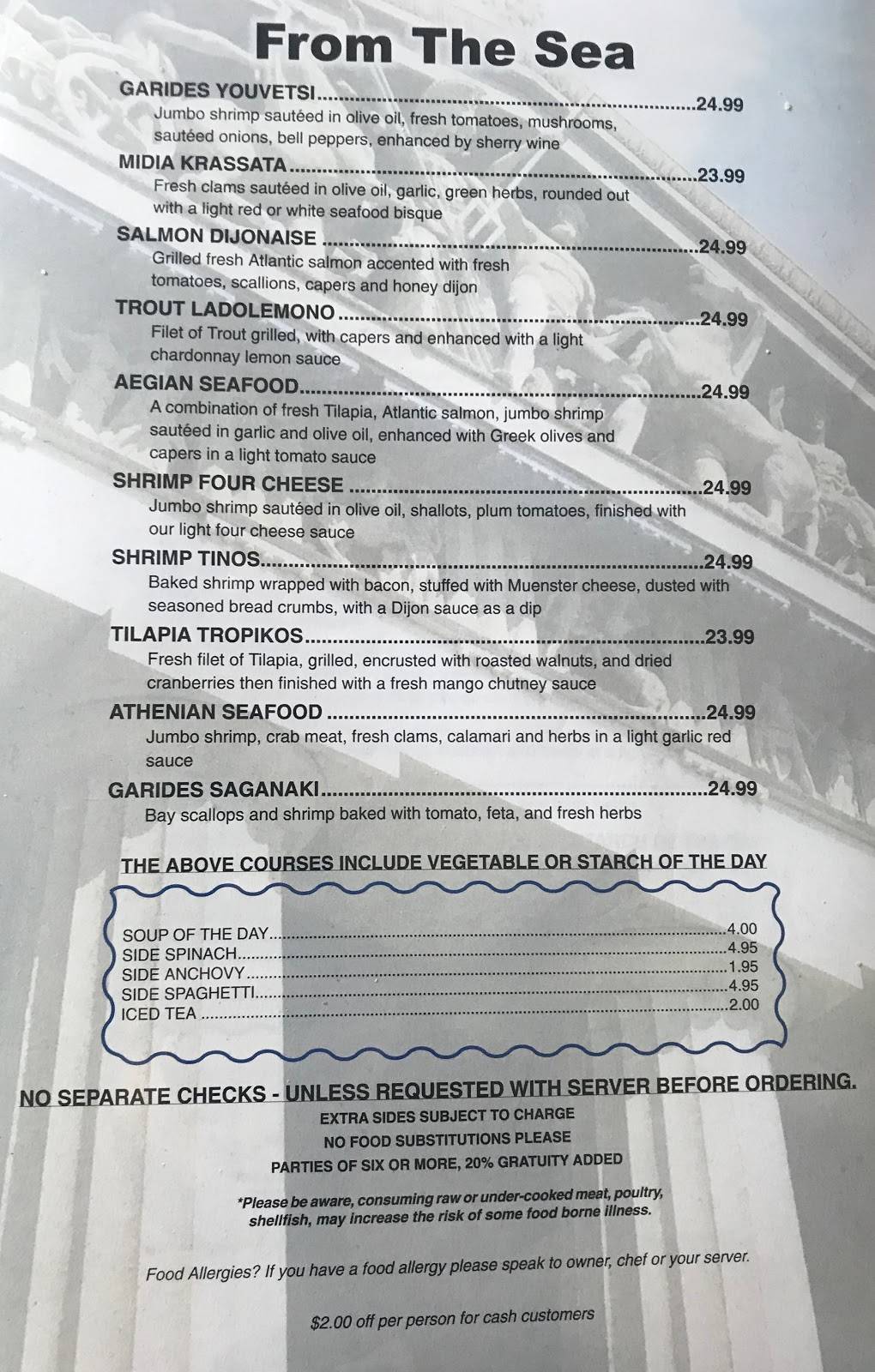 Andros Restaurant | restaurant | 7012 Charleston Shores Blvd, Lake Worth, FL 33467, USA | 5619657377 OR +1 561-965-7377