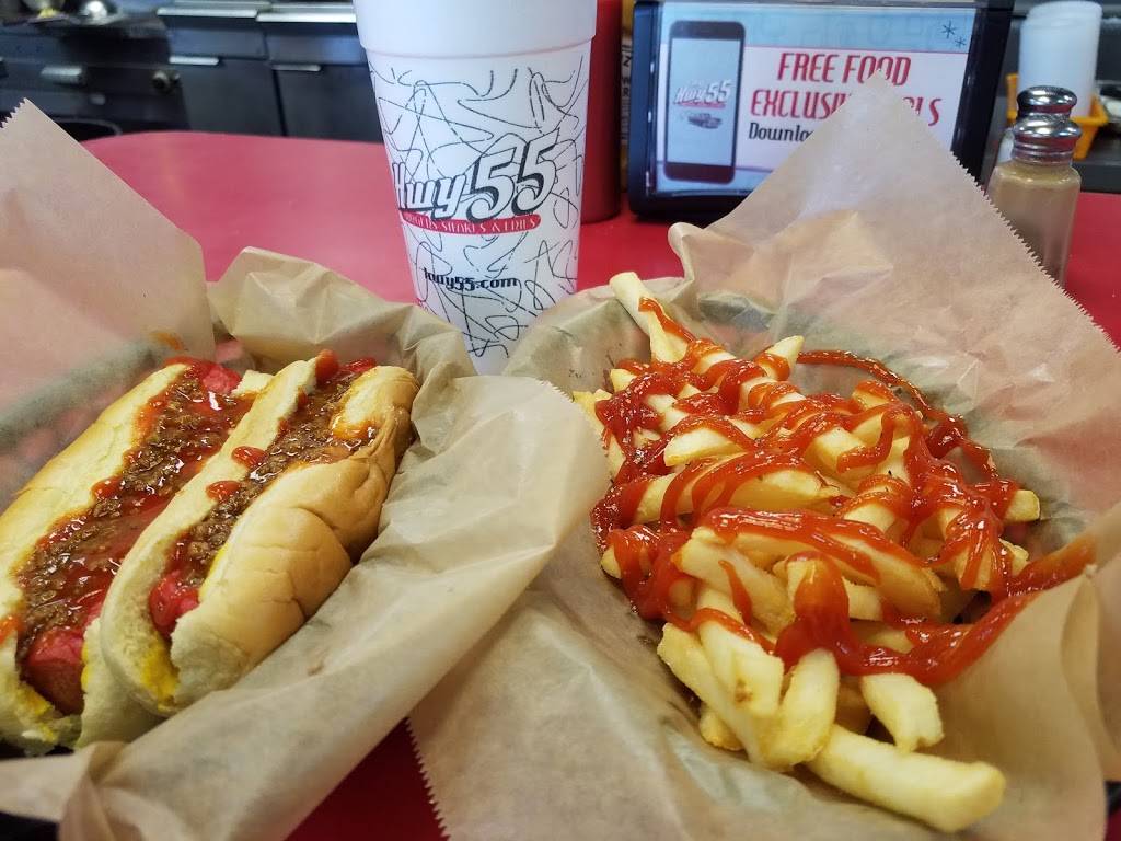 Hwy 55 Burgers Shakes & Fries | restaurant | 400 N Spence Ave, Goldsboro, NC 27534, USA | 9197515554 OR +1 919-751-5554