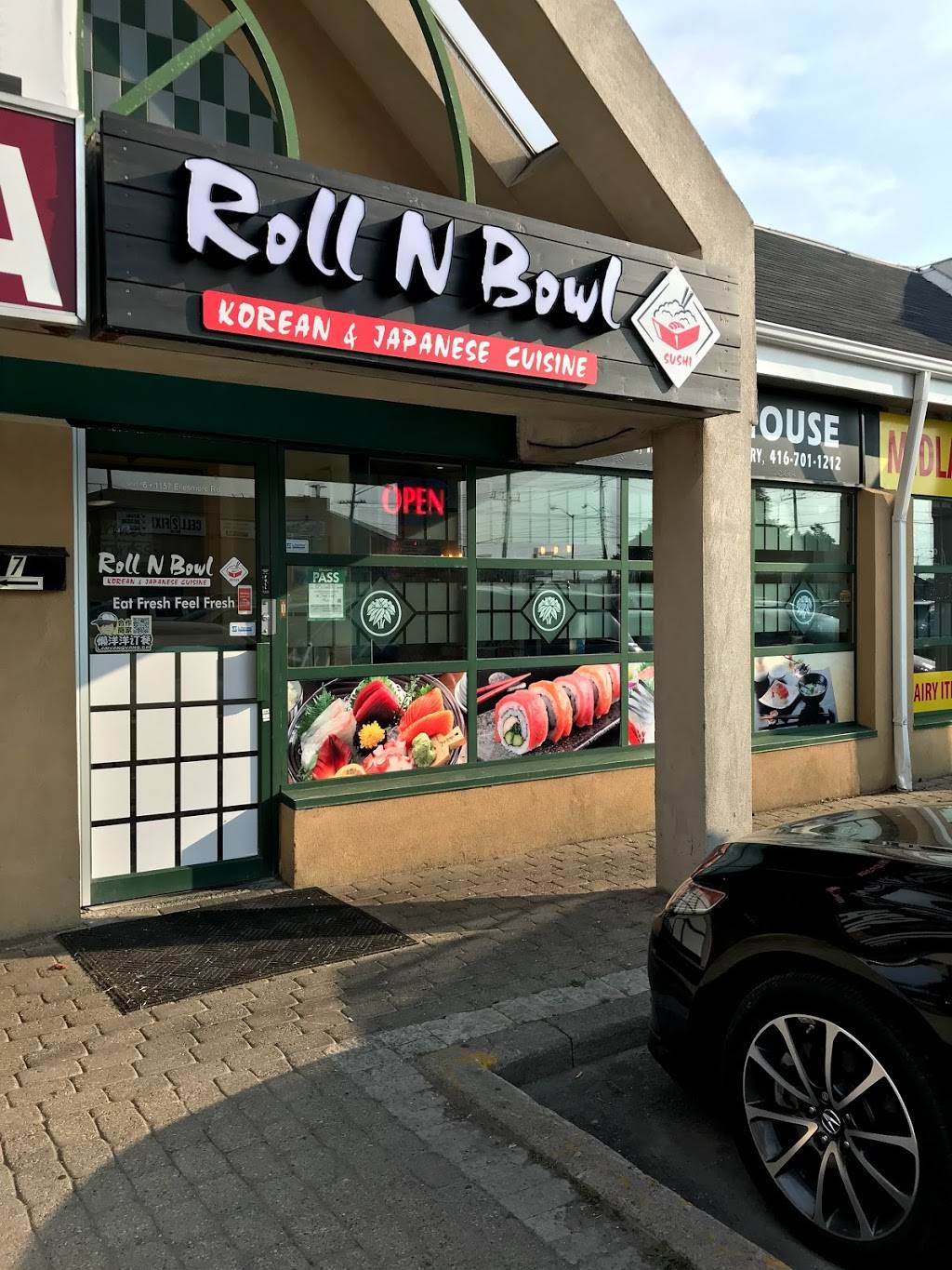 Roll N Bowl Korean & Japanese Cuisine | restaurant | 1157 Ellesmere Rd, Scarborough, ON M1P 2X6, Canada | 4167011212 OR +1 416-701-1212