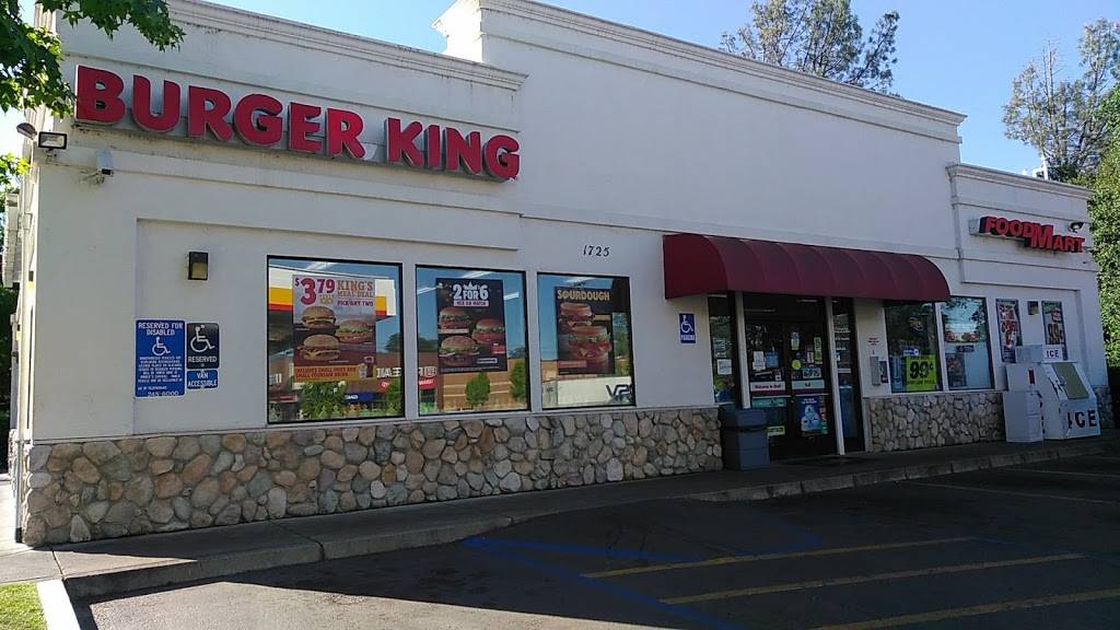 Burger King | restaurant | 1725 Cascade Blvd, Shasta Lake, CA 96019, USA | 5302758507 OR +1 530-275-8507