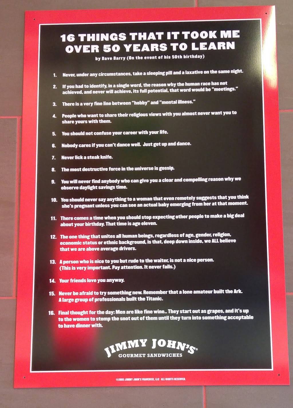 Jimmy Johns | meal delivery | 1310 N State St, Greenfield, IN 46140, USA | 3174671700 OR +1 317-467-1700