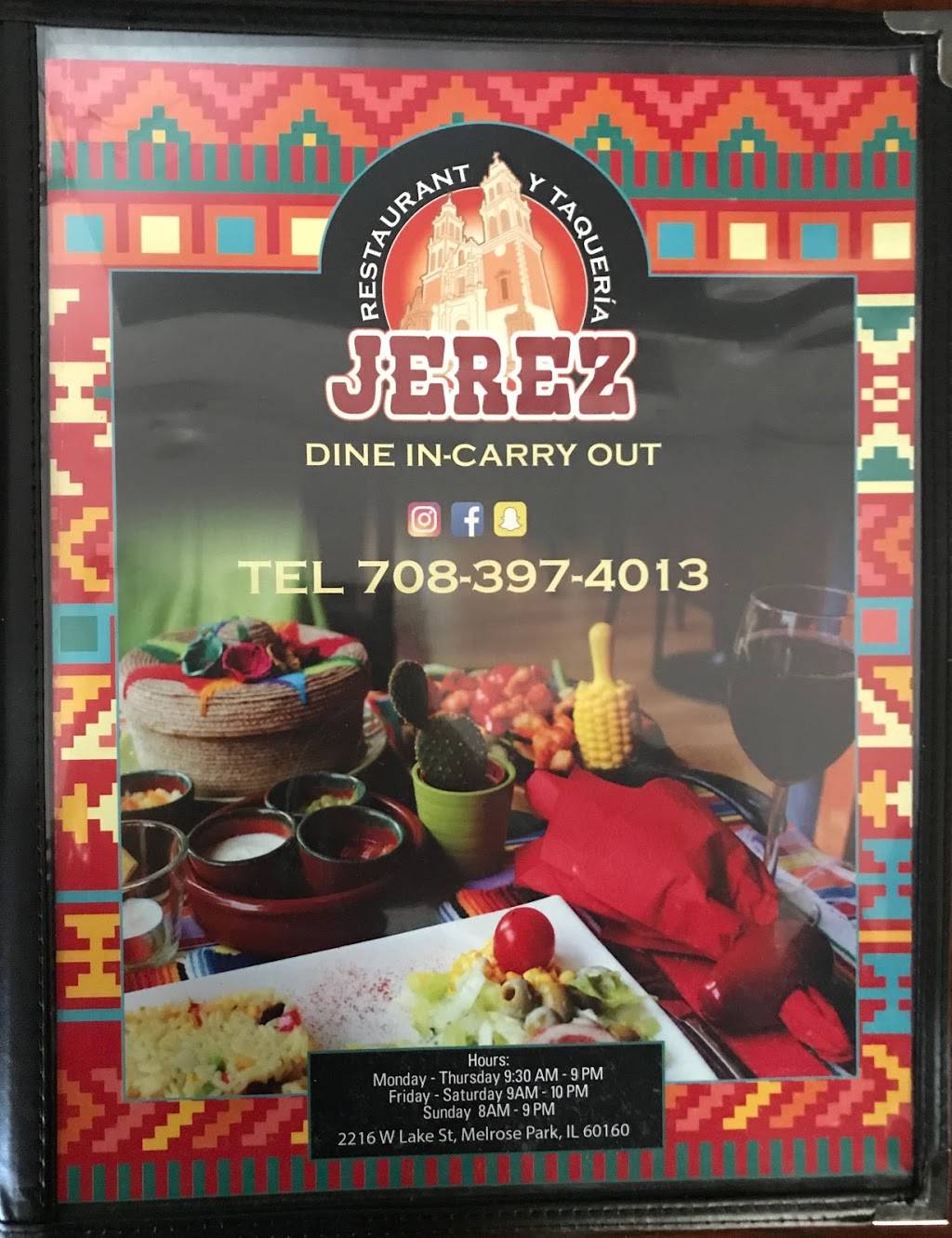 Restaurante y Taqueria Jerez | restaurant | 2216 W Lake St Unit A, Melrose Park, IL 60160, USA | 7083974013 OR +1 708-397-4013