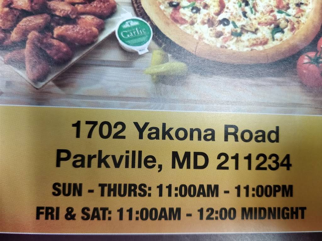 Sicilys | restaurant | 1702 Yakona Rd, Parkville, MD 21234, USA | 4434952357 OR +1 443-495-2357