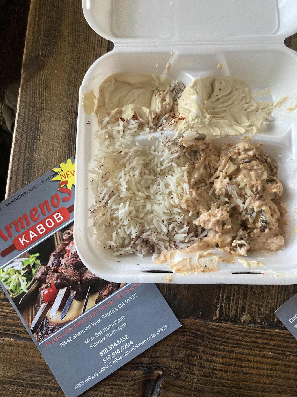 Armenos Kabob | restaurant | 19642 Sherman Way, Reseda, CA 91335, USA | 8185146132 OR +1 818-514-6132