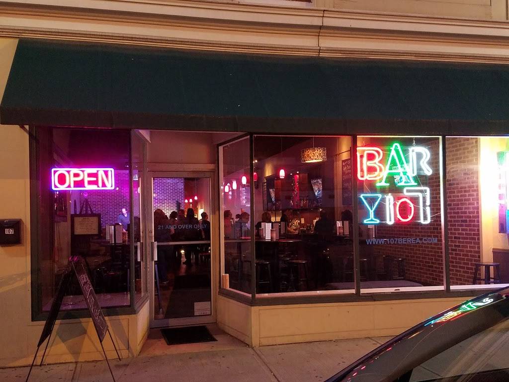 Bar 107 | restaurant | 107 Front St, Berea, OH 44017, USA | 4409734431 OR +1 440-973-4431
