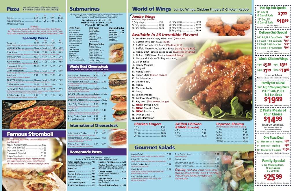 Greek Town Pizza & Grill | restaurant | 9623 Reisterstown Rd, Owings Mills, MD 21117, USA | 4109021900 OR +1 410-902-1900