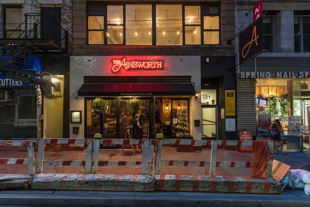 Ainsworth | restaurant | 121 Fulton St, New York, NY 10038, USA | 6465456647 OR +1 646-545-6647