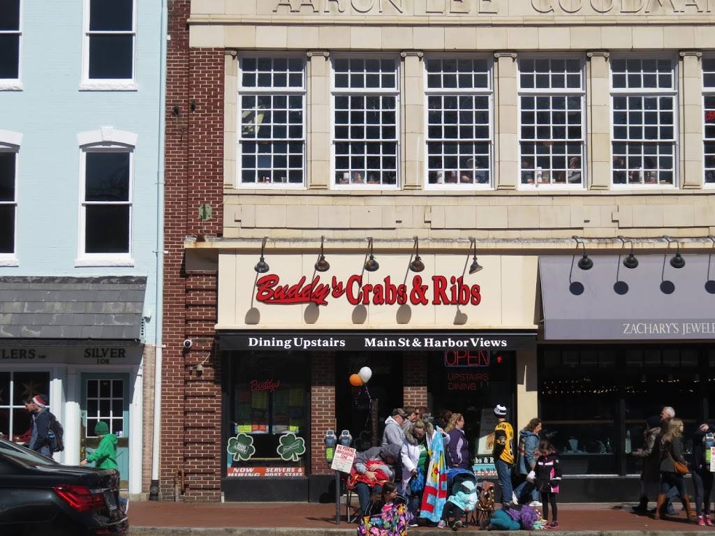 Buddys Crabs & Ribs | restaurant | 100 Main St, Annapolis, MD 21401, USA | 4106261100 OR +1 410-626-1100