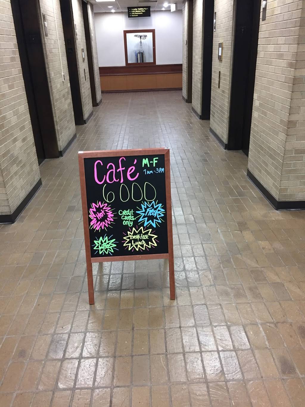 Café 6000 | restaurant | 6000 Western Pl Suite GL-50, Fort Worth, TX 76107, USA | 8177316757 OR +1 817-731-6757