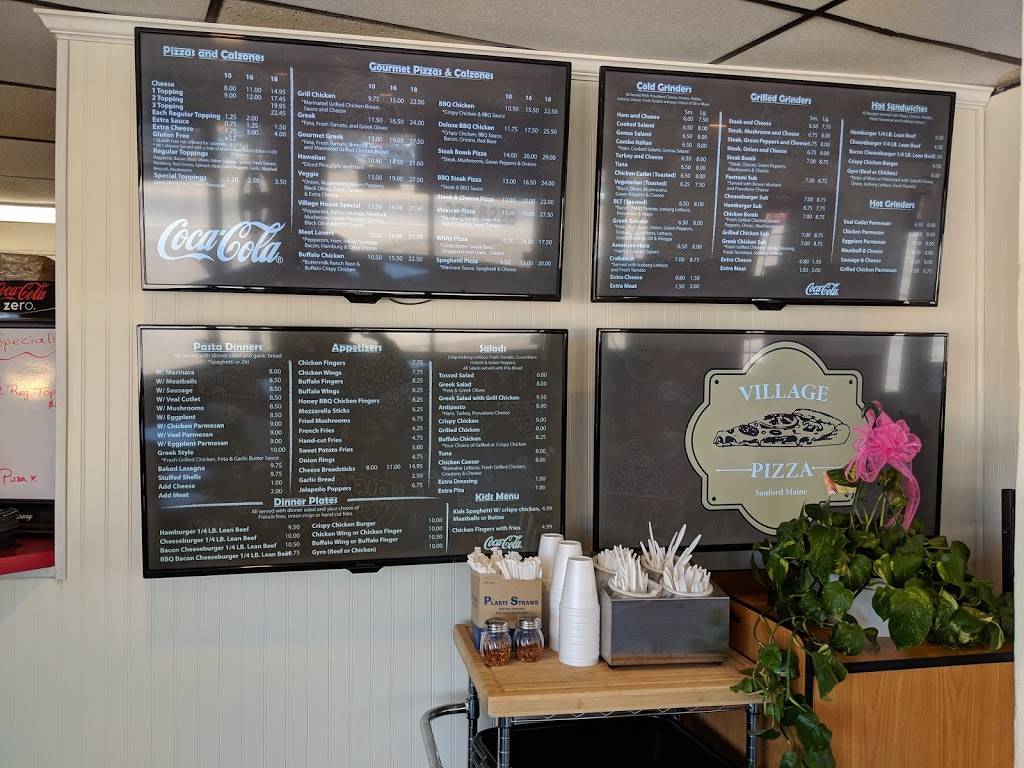 Village Pizza | restaurant | 1735 Main St, Sanford, ME 04073, USA | 2073248228 OR +1 207-324-8228