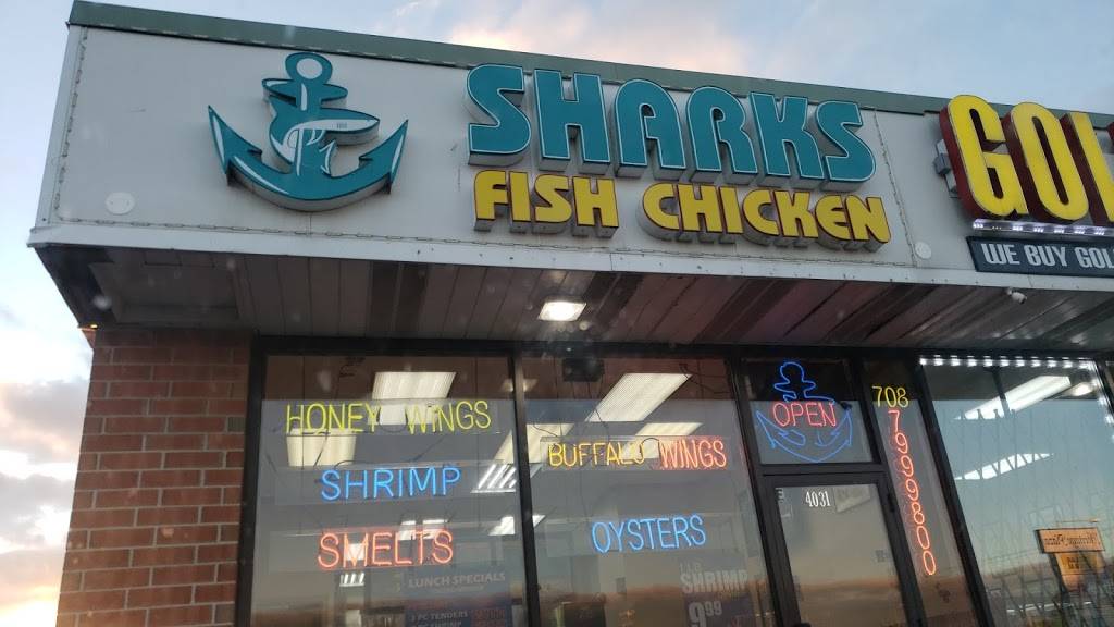 Sharks Fish & Chicken | restaurant | 4031 183rd St, Country Club Hills, IL 60478, USA | 7087999800 OR +1 708-799-9800