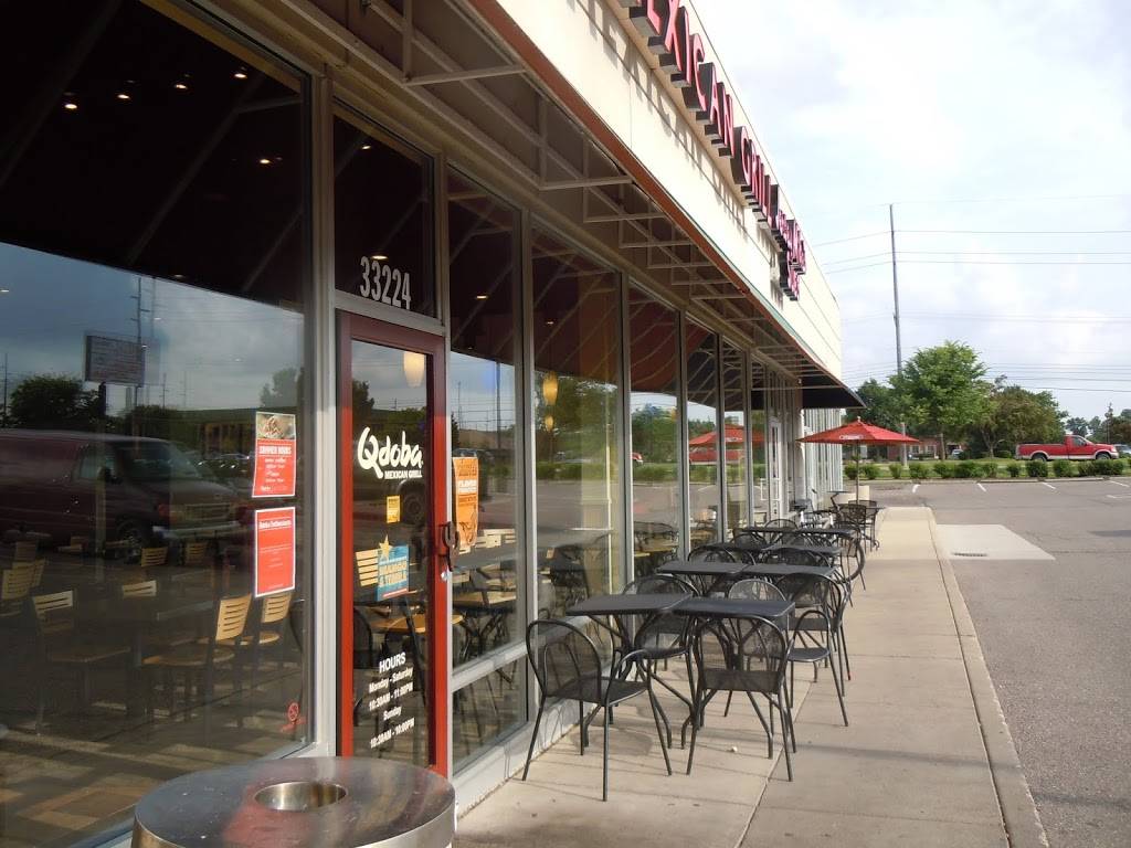 QDOBA Mexican Eats | restaurant | 33224 West 12 Mile Road Ste 107, Farmington Hills, MI 48334, USA | 2483242185 OR +1 248-324-2185