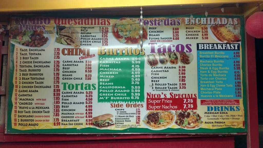 Nicos Mexican Food | restaurant | 1226 E Florence Blvd #11, Casa Grande, AZ 85122, USA | 5208365864 OR +1 520-836-5864