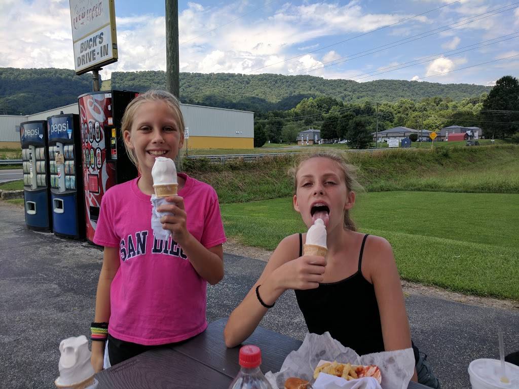 Bucks Drive-In | restaurant | 1212 E Main St, Saltville, VA 24370, USA | 2764967231 OR +1 276-496-7231