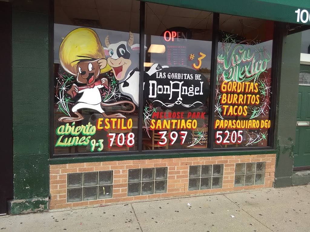 Las Gorditas De Don Angel | restaurant | 100 N 19th Ave, Melrose Park, IL 60160, USA | 7083975205 OR +1 708-397-5205
