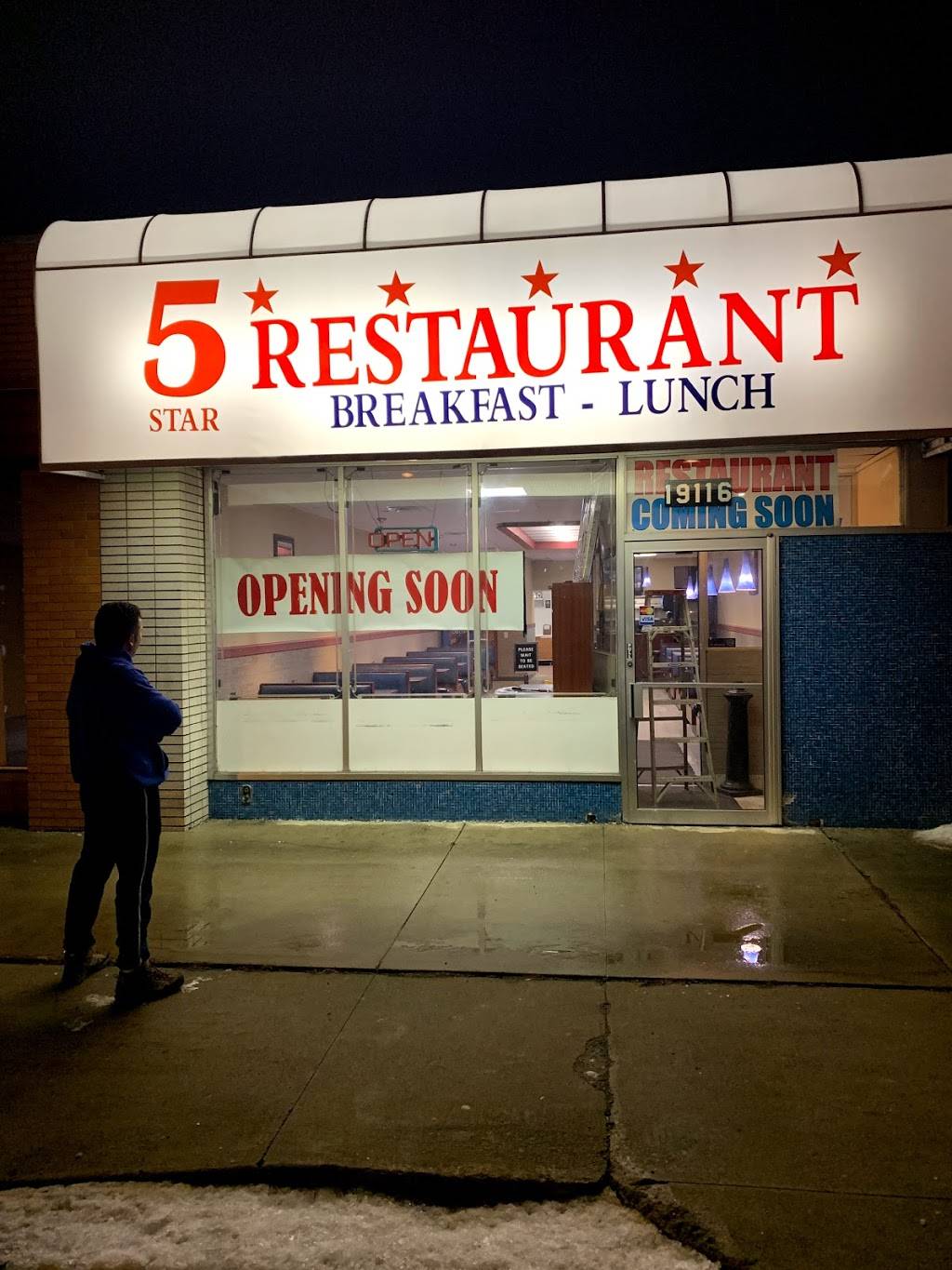 5Star Breakfast & Lunch | restaurant | 19116 E 10 Mile Rd, Eastpointe, MI 48021, USA | 5862986520 OR +1 586-298-6520