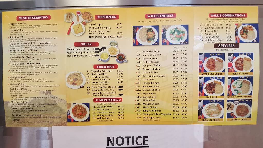 Wall Chinese Cafe | restaurant | 1001 E Ennis Ave, Ennis, TX 75119, USA | 9728756171 OR +1 972-875-6171