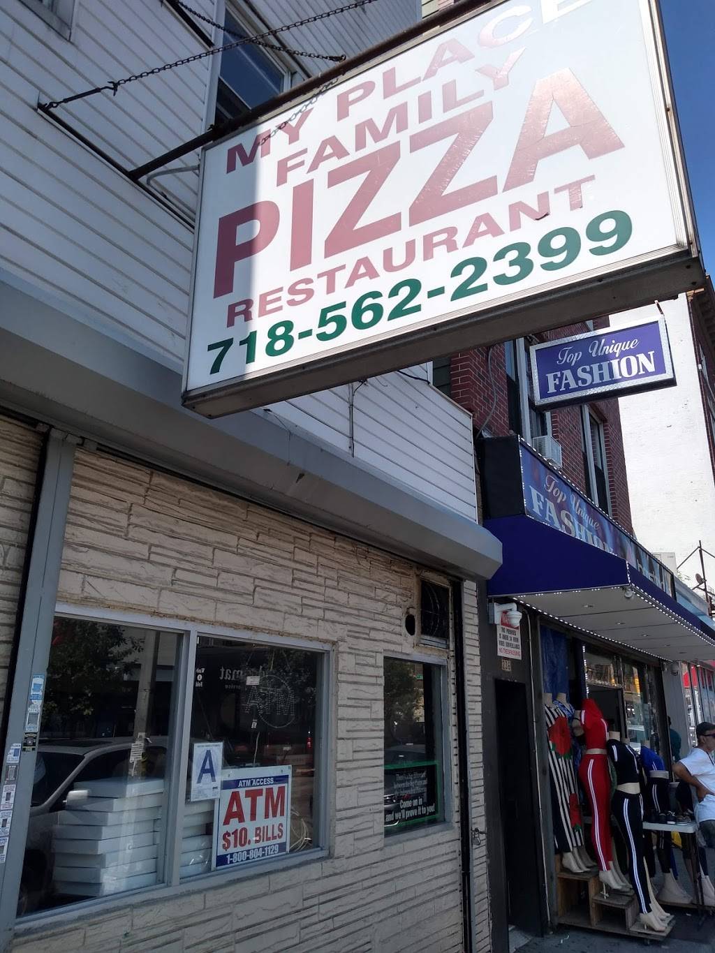 My Place Family Pizza | restaurant | 240 E 198th St, Bronx, NY 10458, USA | 7185622399 OR +1 718-562-2399