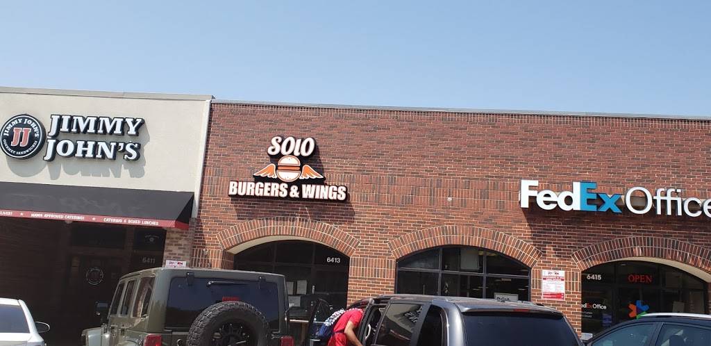 Solo Burgers&Wings | restaurant | 6413 Hillcrest Ave, Dallas, TX 75205, USA | 2144341711 OR +1 214-434-1711
