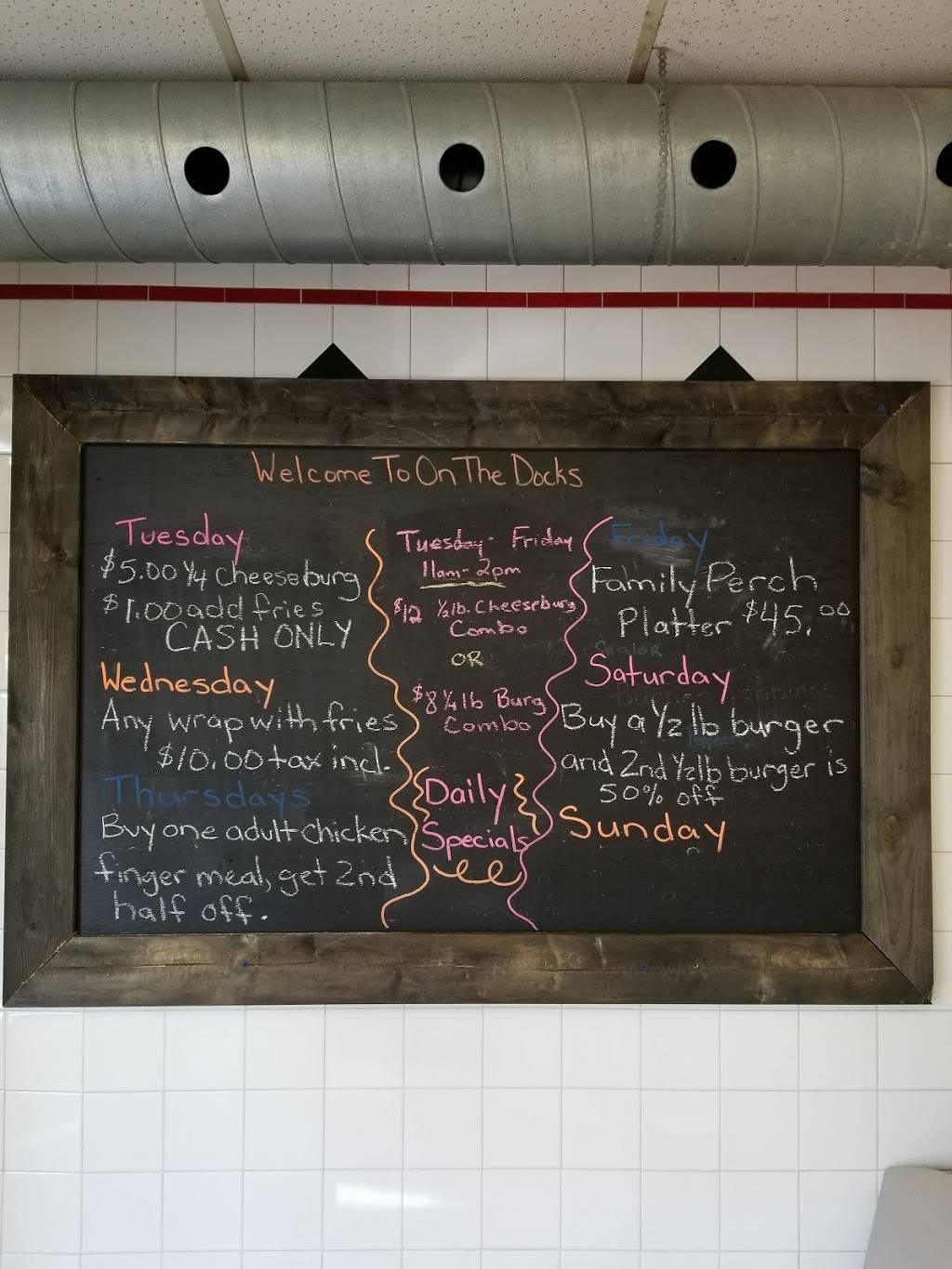 On The Docks | meal takeaway | 196 King St W Unit C, Harrow, ON N0R 1G0, Canada | 5197382382 OR +1 519-738-2382