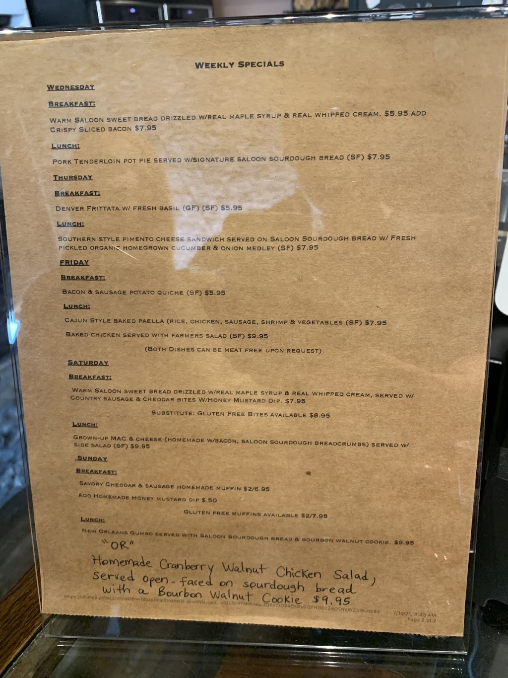 Bourbon Bread & Coffee Saloon | restaurant | 373 E Pine St, Bourbon, MO 65441, USA | 5736680108 OR +1 573-668-0108