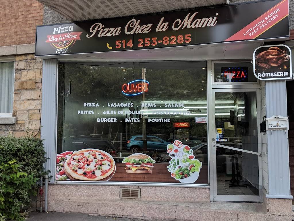 Pizza Chez la Mami | restaurant | 4933 Boulevard Rosemont, Montréal, QC H1T 2E6, Canada | 5142538285 OR +1 514-253-8285