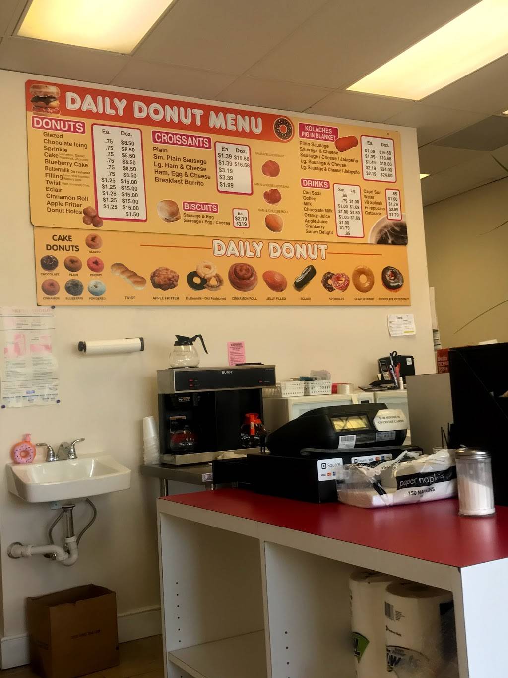 Daily Donut | restaurant | 7870 Culebra Rd Suite 12, San Antonio, TX 78251, USA | 2104659721 OR +1 210-465-9721