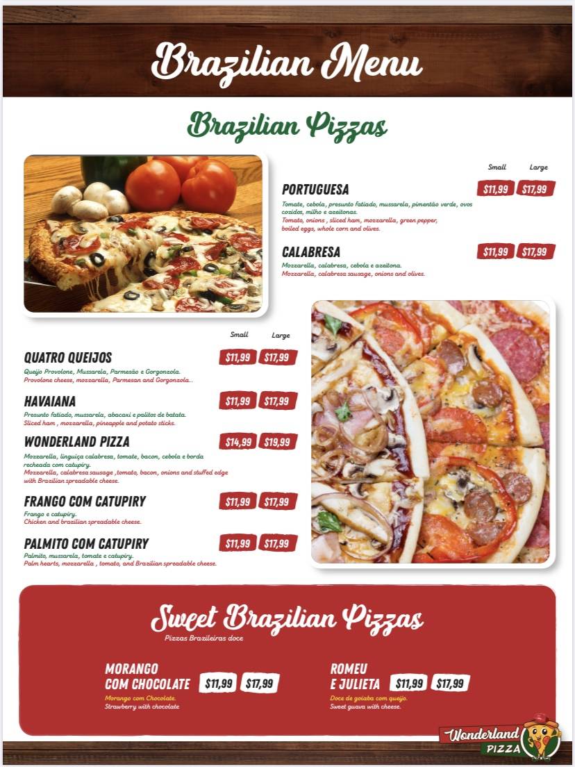 Wonderland Pizza | meal delivery | 459 Washington St unit b, Holliston, MA 01746, USA | 7742336095 OR +1 774-233-6095