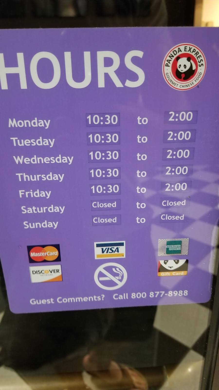 Panda Express | restaurant | 1977 Terrier Ave, Virginia Beach, VA 23461, USA | 7574220323 OR +1 757-422-0323