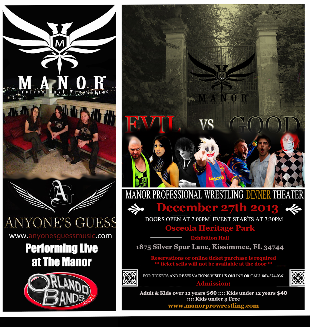 Manor Professional Wrestling Dinner Show | restaurant | 1875 Silver Spur Ln, Kissimmee, FL 34744, USA | 8638740361 OR +1 863-874-0361