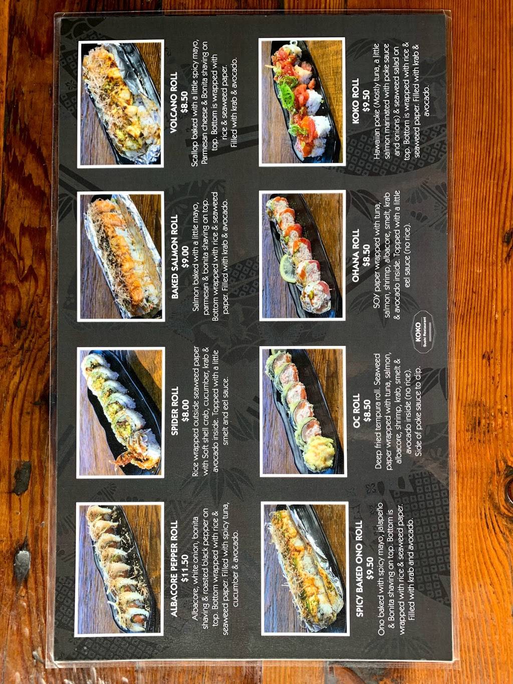 Koko sushi | restaurant | 28251 Marguerite Pkwy #A, Mission Viejo, CA 92692, USA | 9493122260 OR +1 949-312-2260