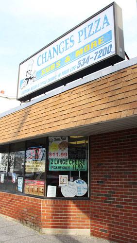 Changes Pizza | restaurant | 206 Mechanic St, Leominster, MA 01453, USA | 9785347200 OR +1 978-534-7200