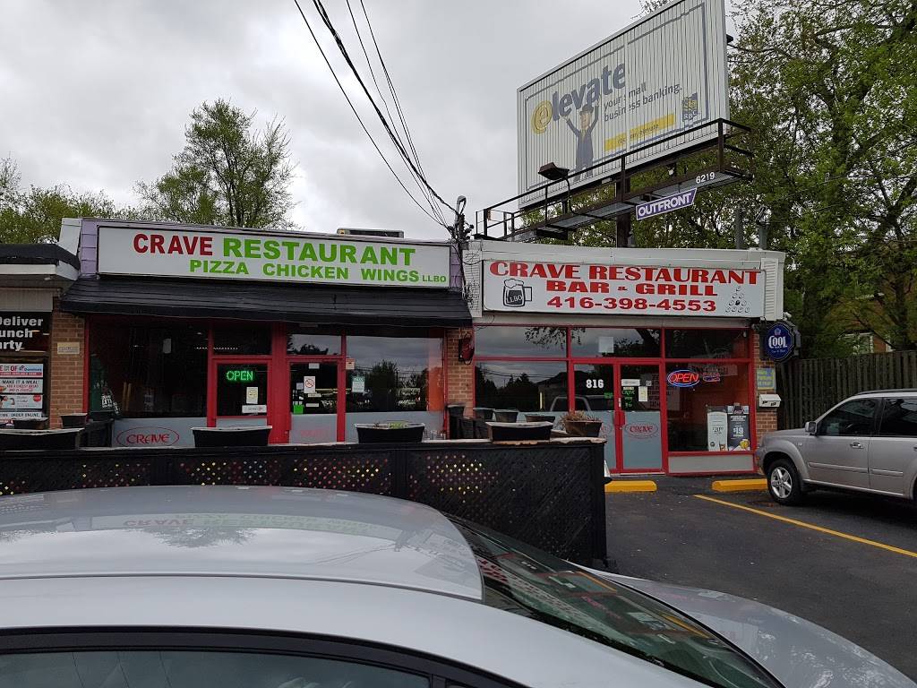 Crave Restaurant and Bar | restaurant | 816 Sheppard Ave W, North York, ON M3H 2T1, Canada | 4163984553 OR +1 416-398-4553