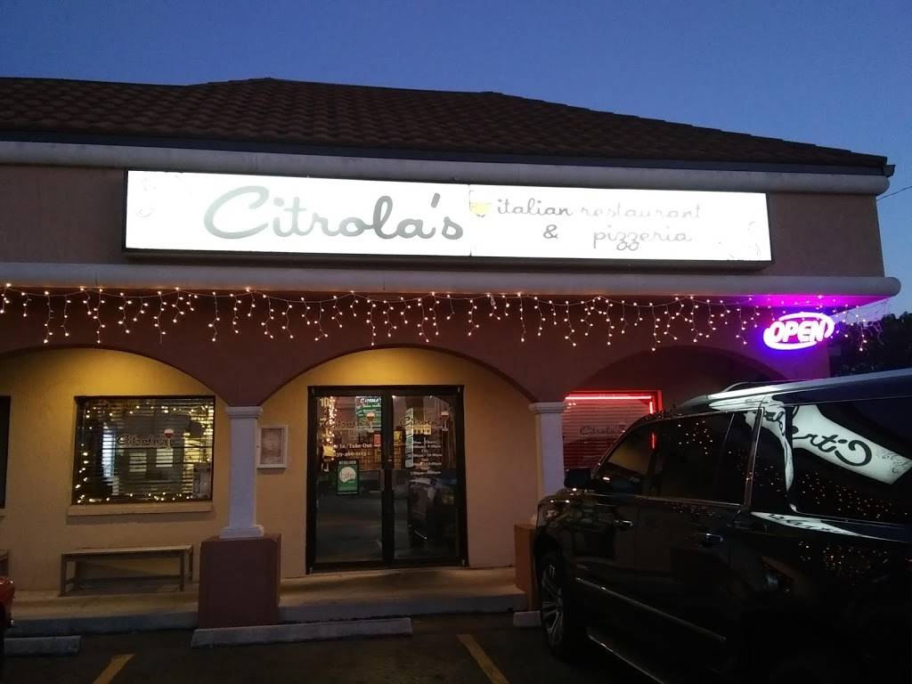 Citrolas Italian Restaurant & Pizzeria | restaurant | 8841 College Pkwy, Fort Myers, FL 33919, USA | 2394661113 OR +1 239-466-1113
