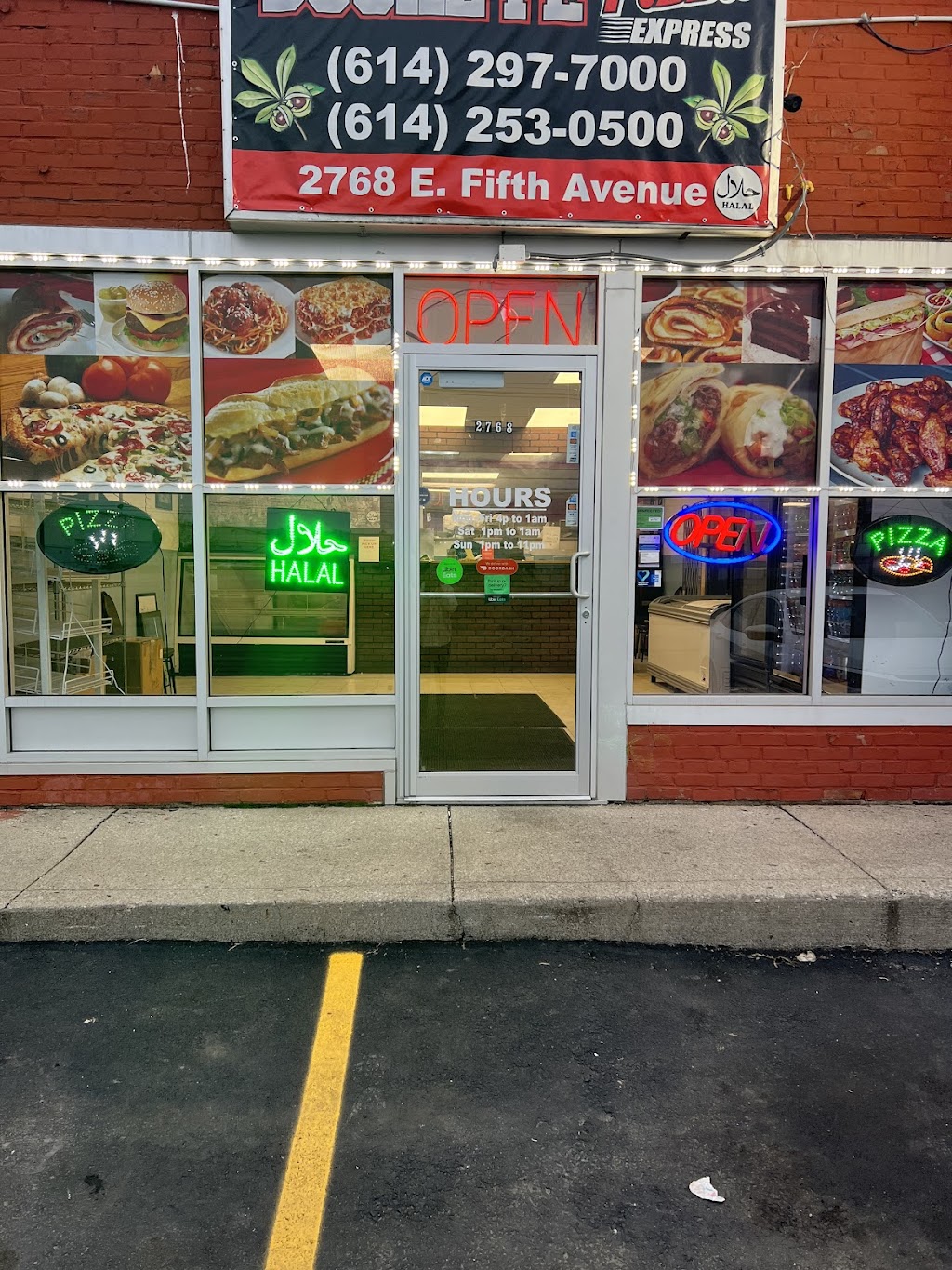 Buckeye pizza express | restaurant | 2768 E 5th Ave, Columbus, OH 43219, USA | 6142977000 OR +1 614-297-7000