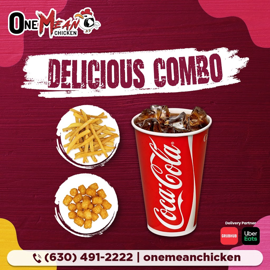 One Mean Chicken | restaurant | 776 Illinois Rte 59 Suite 166, Naperville, IL 60540, USA | 6304912222 OR +1 630-491-2222