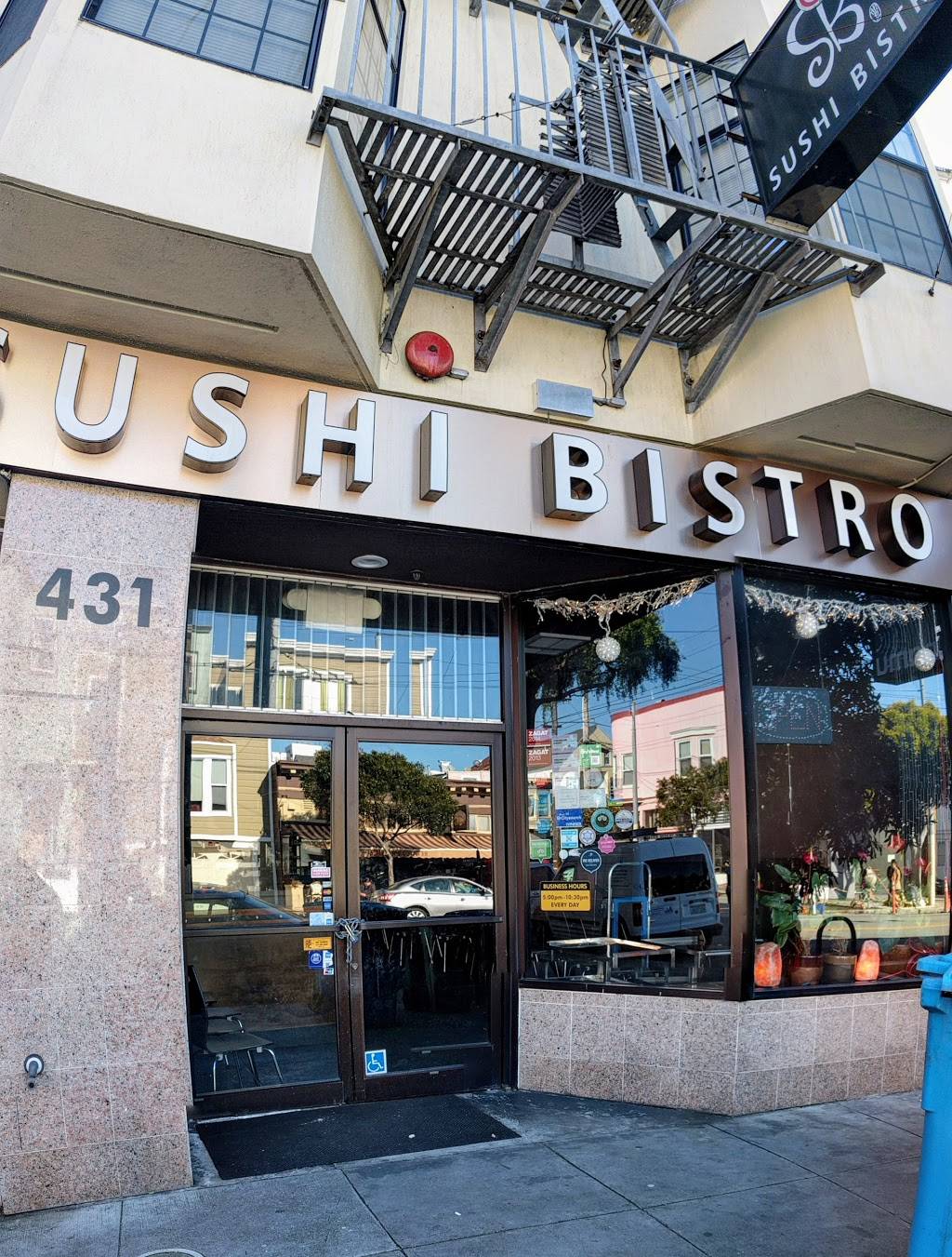 Sushi Bistro | restaurant | 431 Balboa St, San Francisco, CA 94118, USA | 4159337100 OR +1 415-933-7100